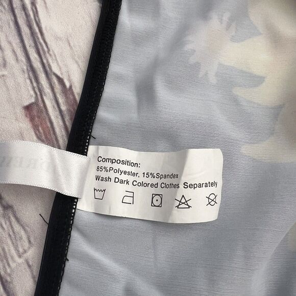 Women's Two Piece Bikini Swimsuit High Waisted Bottom Size 12(2XL) - Picture 11 of 12